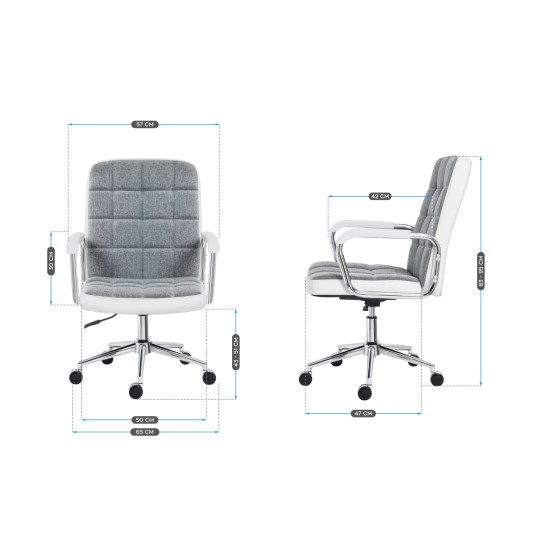 MARK ADLER FUTURE 4.0 Grey Mesh Office Chair