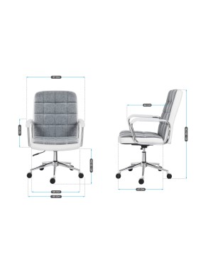 MARK ADLER FUTURE 4.0 Grey Mesh Office Chair