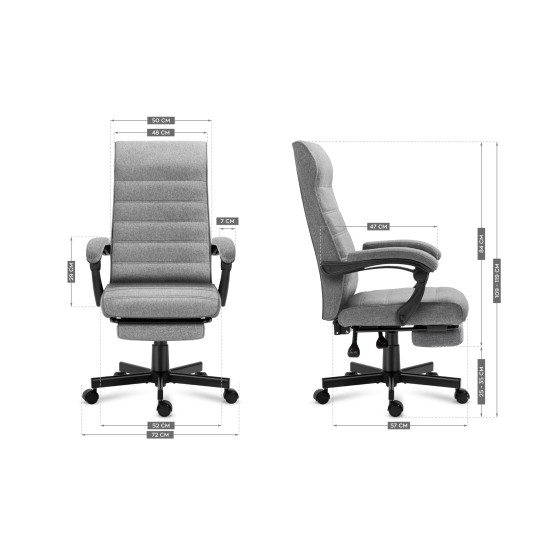 Mark Adler Boss 4.4 Grey office chair