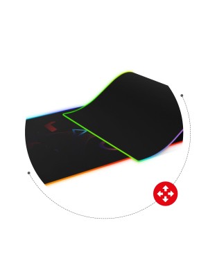 Huzaro RGB Design gaming mouse pad