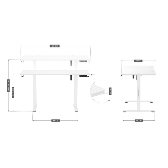 Mark Adler Leader 7.0 White desk