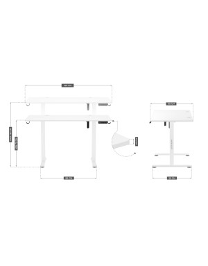 Mark Adler Leader 7.0 White desk