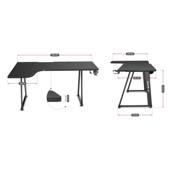 Huzaro Hero 7.7 gaming desk