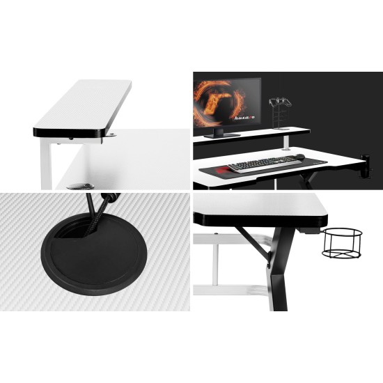 Huzaro Hero 5.0 White Gaming Desk