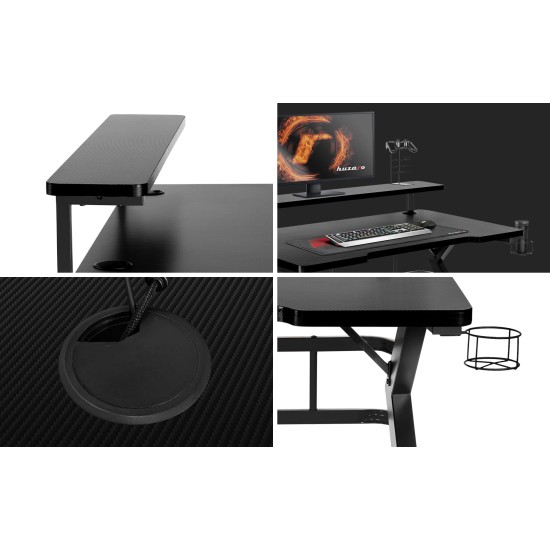 Huzaro Hero 5.0 Gaming Desk Black