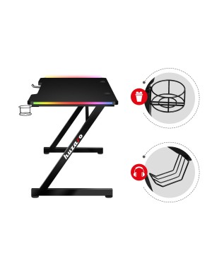 Huzaro Hero 2.5 RGB LED gaming desk