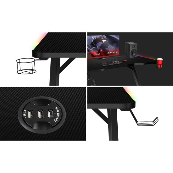 Huzaro Hero 2.5 RGB LED gaming desk