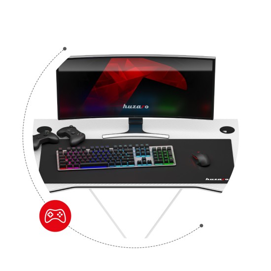 Huzaro Hero 1.4 White Gaming Desk