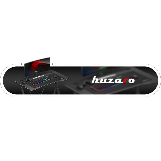 Huzaro Hero 1.4 Gaming Desk Black