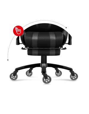 Casters 2.0 Black seat castors