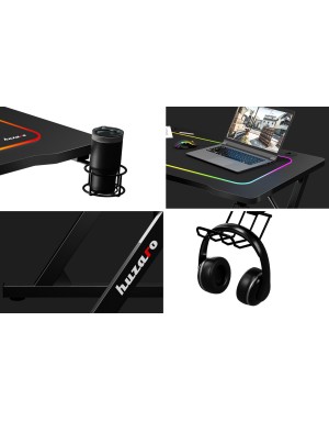 Huzaro Hero 1.8 Gaming Desk Black