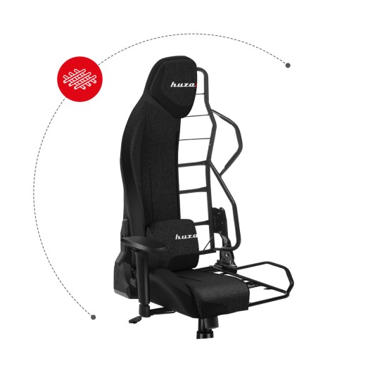 HUZARO FORCE 7.9 Black Mesh Gaming Chair