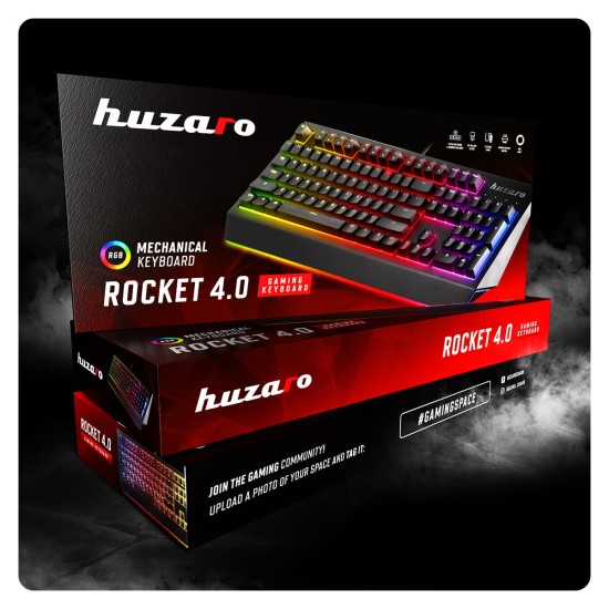 Huzaro Rocket 4.0 Gaming Keyboard