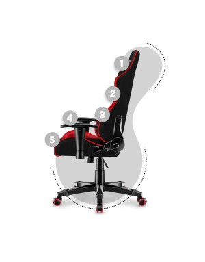 HUZARO RANGER 6.0 Red Mesh Children's Gaming Chair