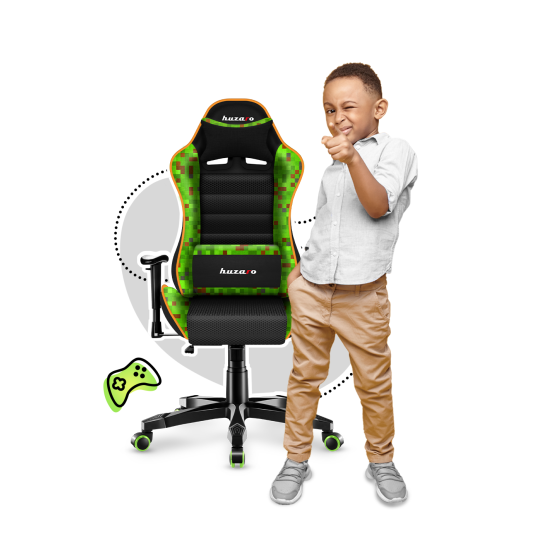 HUZARO RANGER 6.0 Pixel Mesh Children's Gaming Chair