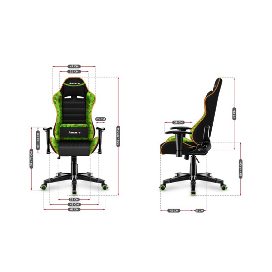 HUZARO RANGER 6.0 Pixel Mesh Children's Gaming Chair