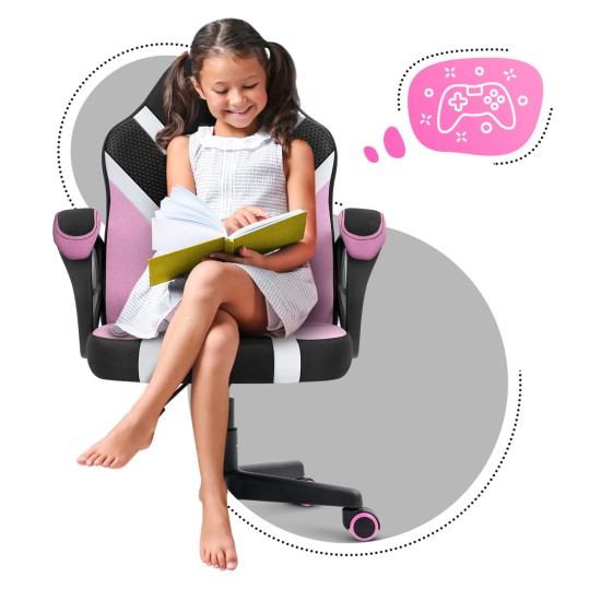 HUZARO RANGER 1.0 Pink Mesh Children's Gaming Chair