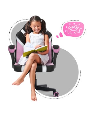 HUZARO RANGER 1.0 Pink Mesh Children's Gaming Chair