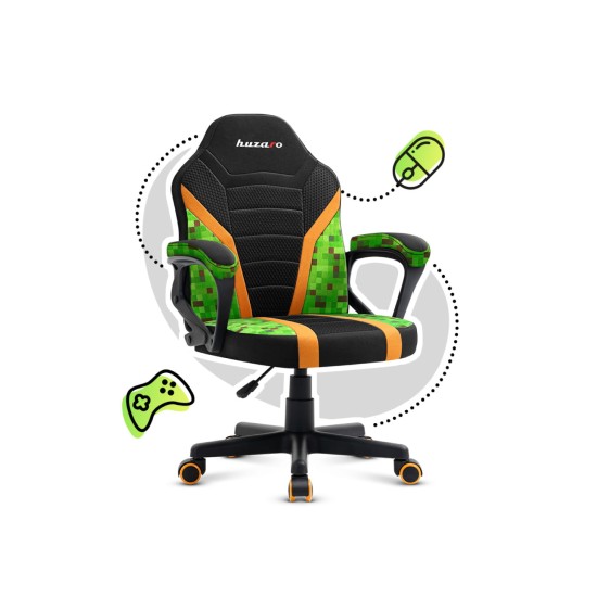 HUZARO RANGER 1.0 Pixel Mesh Children's Gaming Chair