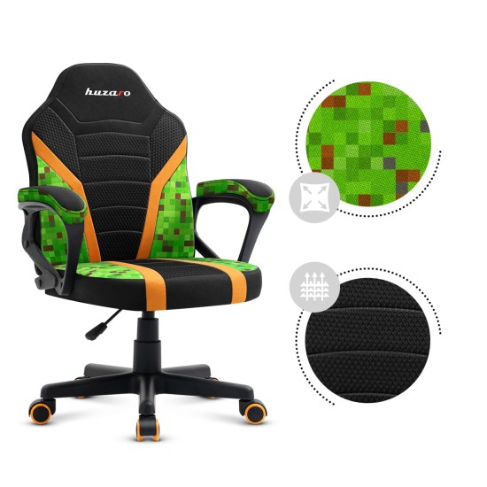 HUZARO RANGER 1.0 Pixel Mesh Children's Gaming Chair