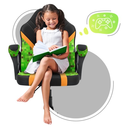 HUZARO RANGER 1.0 Pixel Mesh Children's Gaming Chair