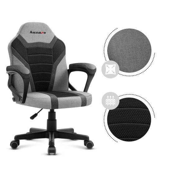 HUZARO RANGER 1.0 Grey Mesh Children's Gaming Chair