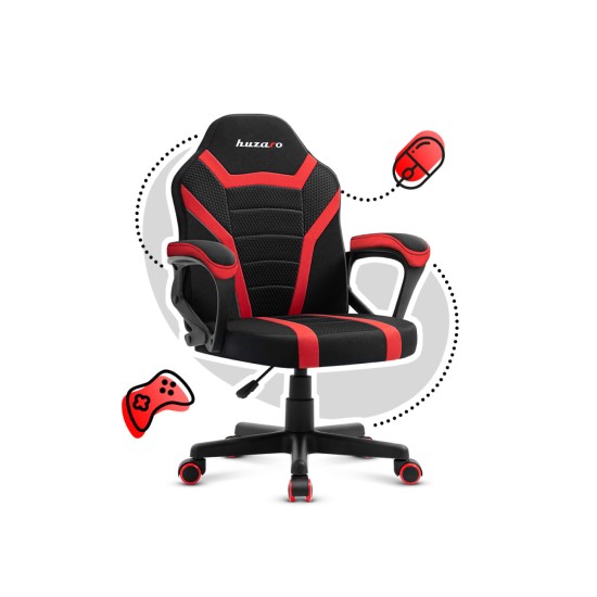 HUZARO RANGER 1.0 Red Mesh Children's Gaming Chair