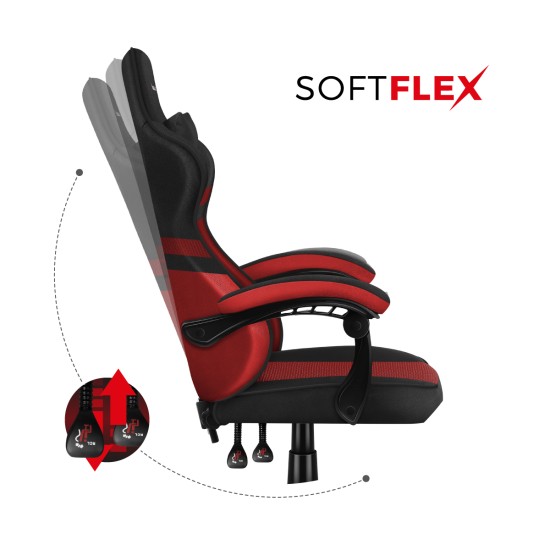 HUZARO FORCE 4.4 Red Mesh Gaming Chair