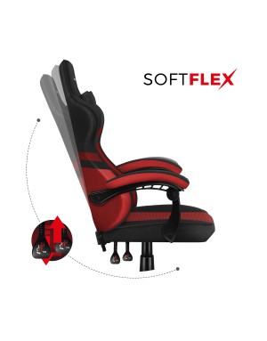 HUZARO FORCE 4.4 Red Mesh Gaming Chair