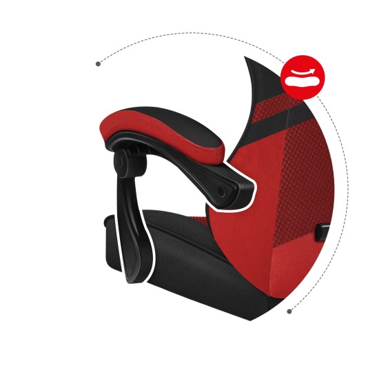 HUZARO FORCE 4.4 Red Mesh Gaming Chair