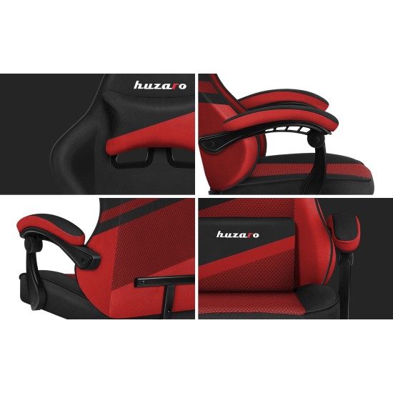 HUZARO FORCE 4.4 Red Mesh Gaming Chair