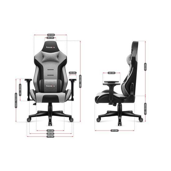 HUZARO FORCE 7.6 Grey Gaming chair