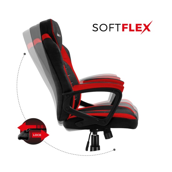 HUZARO FORCE 2.5 Red Mesh Gaming Chair