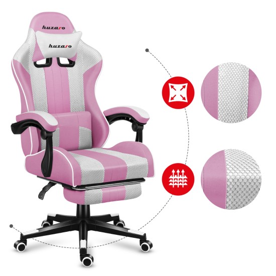 Huzaro Force 4.7 Pink Mesh gaming chair