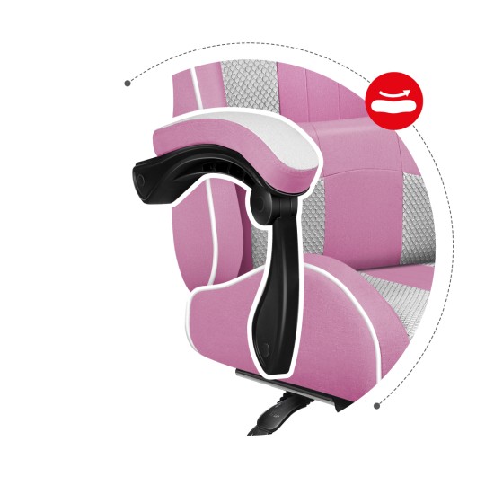 Huzaro Force 4.7 Pink Mesh gaming chair