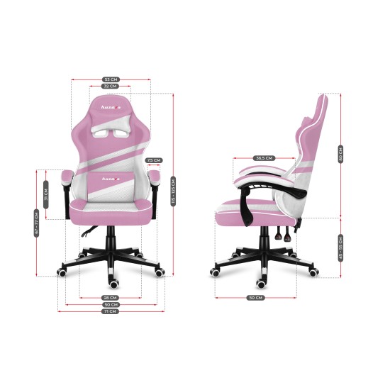 HUZARO FORCE 4.4 Pink Mesh Gaming Chair