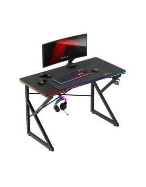 Hero 1.7 RGB gaming desk Black