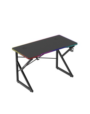 Hero 1.7 RGB gaming desk Black