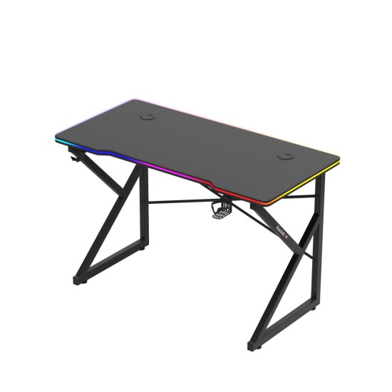 Hero 1.7 RGB gaming desk Black