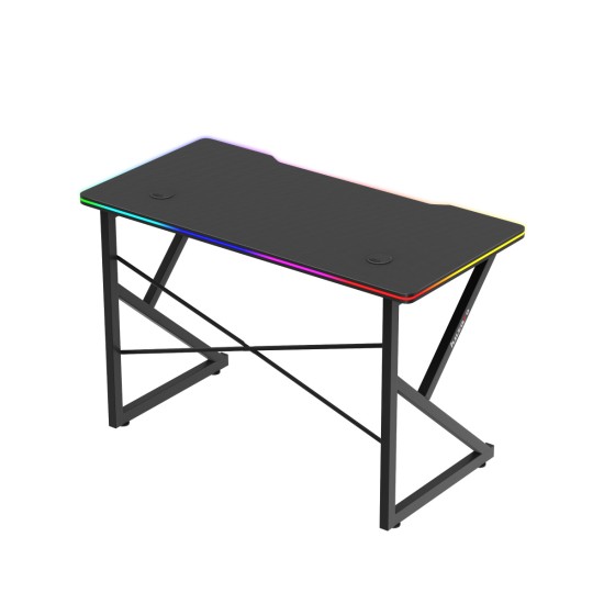 Hero 1.7 RGB gaming desk Black