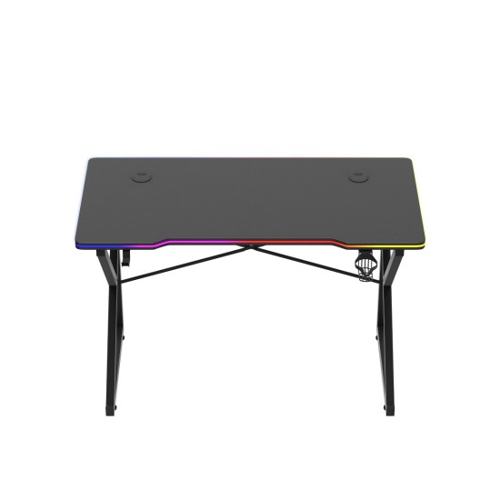 Hero 1.7 RGB gaming desk Black