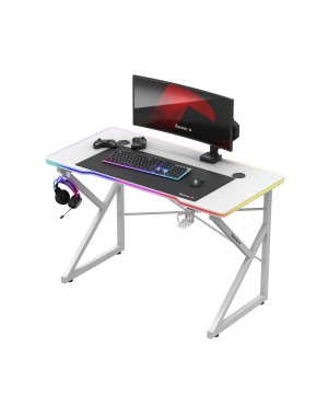 Hero 1.7 RGB White gaming desk