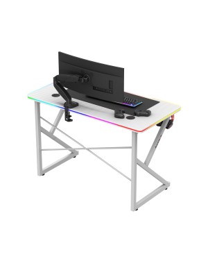 Hero 1.7 RGB White gaming desk