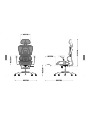 Mark Adler Ergonomic Office Chair Model Expert 7.9 - Grey