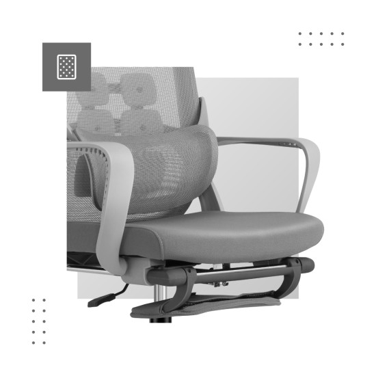 Ergonomic armchair Manager 3.6 Grey