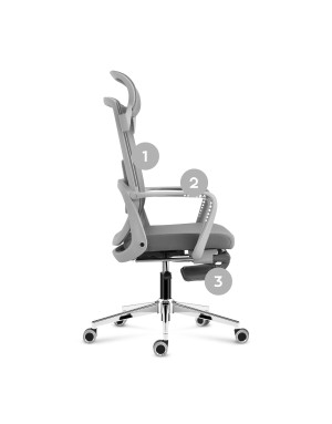 Ergonomic armchair Manager 3.6 Grey