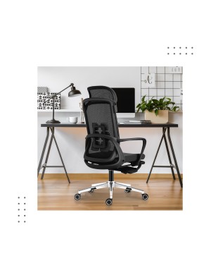 Ergonomic armchair Manager 3.6 Black