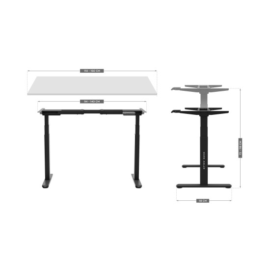 Mark Adler Xeno 6.0 dual-motor electric desk stand