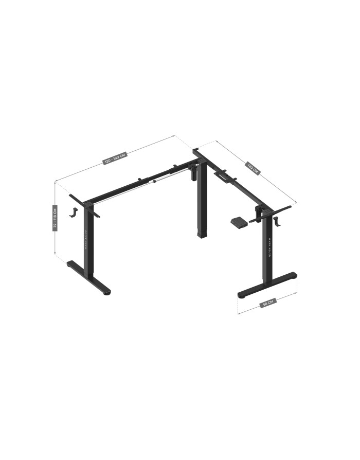 Mark Adler Xeno 7.6 two-motor electric desk stand