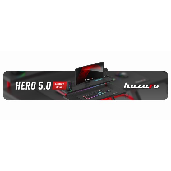 Huzaro Hero 5.0 Red Gaming Desk